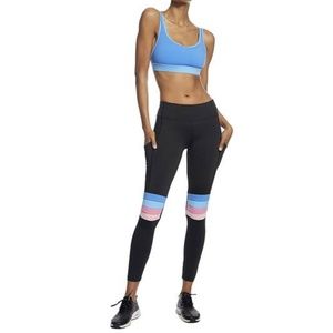 Slalom Leggings w Pocket - Black with Rose-White-Grey – BOOM BOOM ATHLETICA